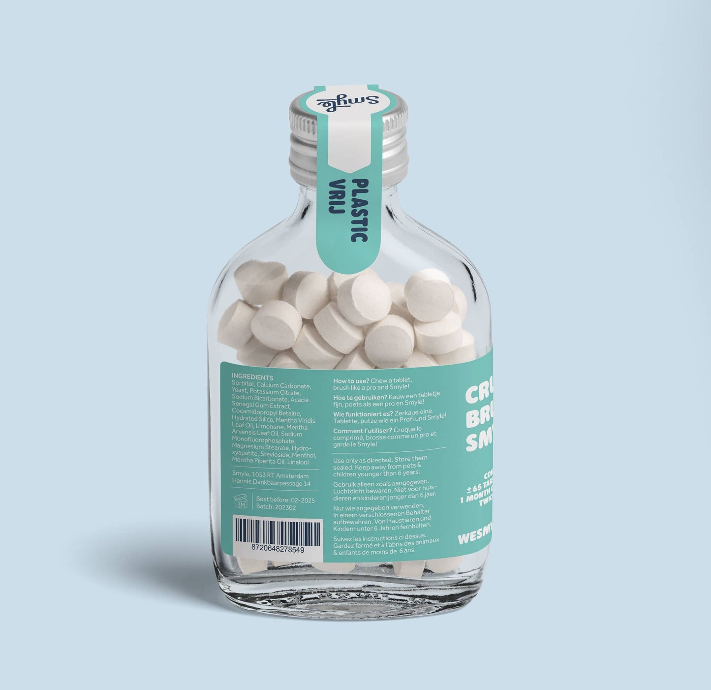 Smyle - Sensitive Pro - Toothpaste Tabs - Freshmint - Bottle 65