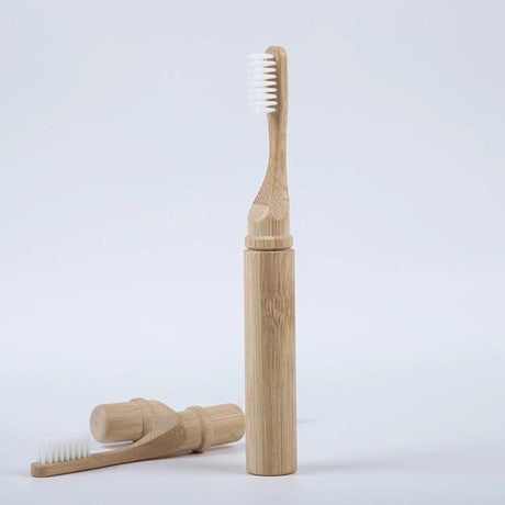 Travel Bamboo Toothbrush (2 Packs)