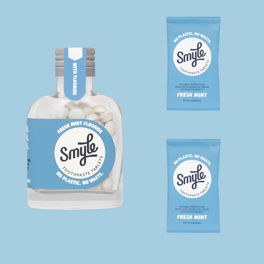 SMYLE - Toothpaste Tablets - With Fluoride (3 Months Supply)